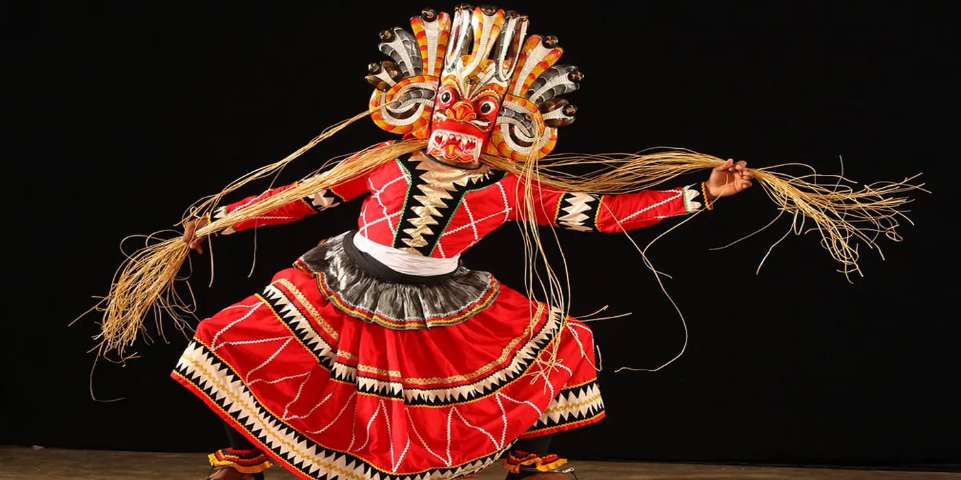 Sri Lankan Traditional Devil Dancer